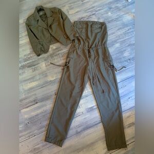Y2K fabulous jumpsuit with Blazer by:Rampage
